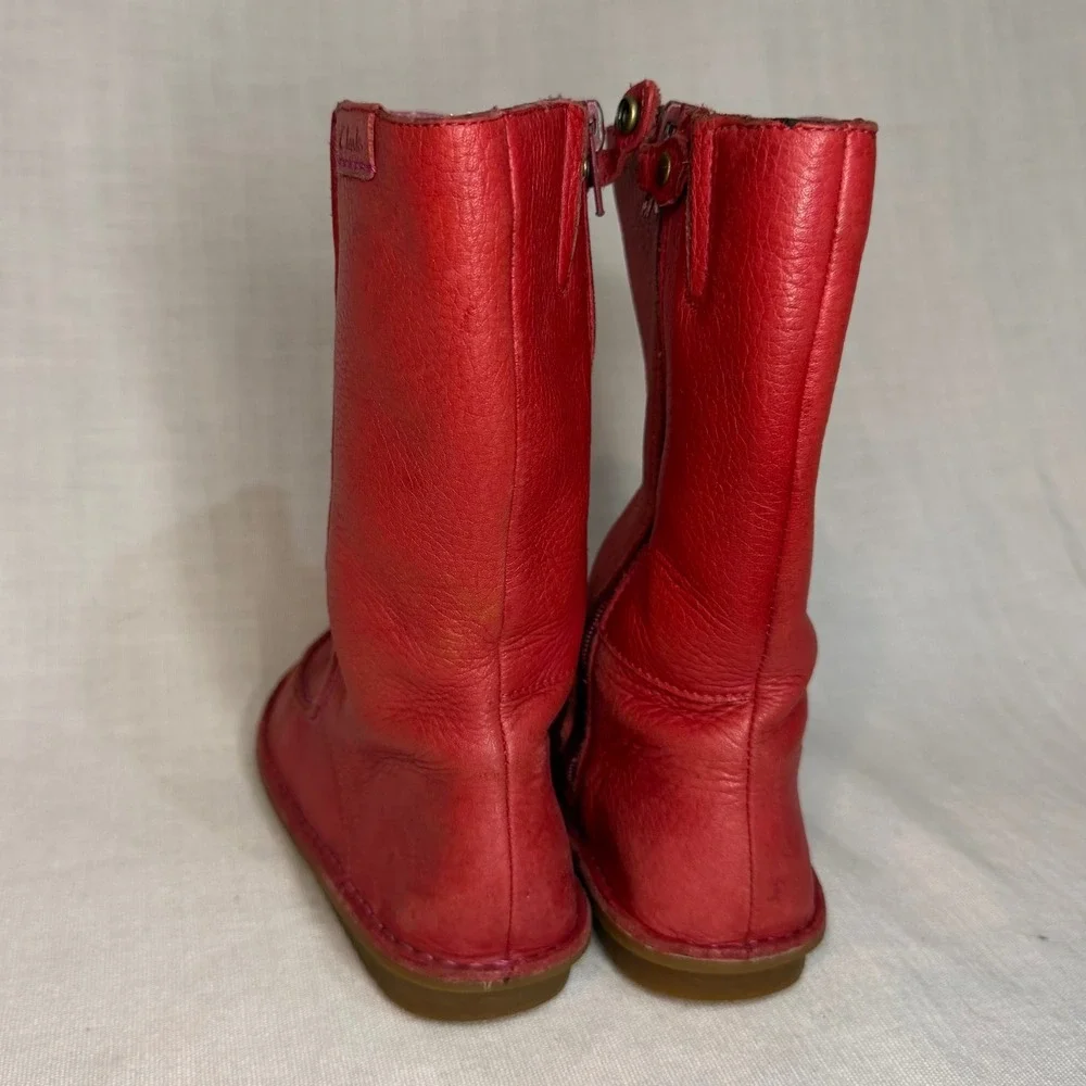 Clarks girls leather
